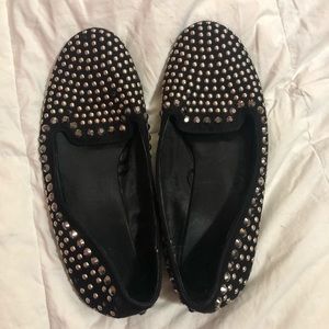 Womens 9.5 Studded Flats